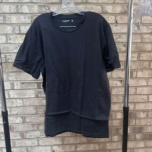 Abercrombie & Fitch Soft A&F Sleep Black Short Sleeve Tee - Men's XL